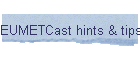 Eumetcast hints+tips